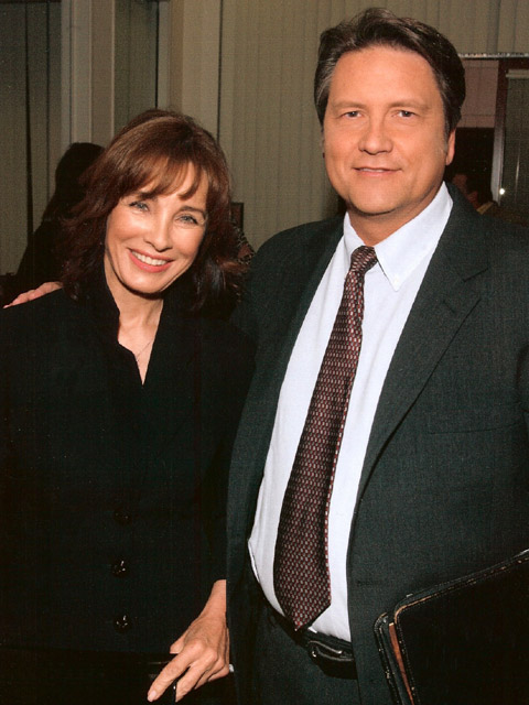 Jim with Anne Archer