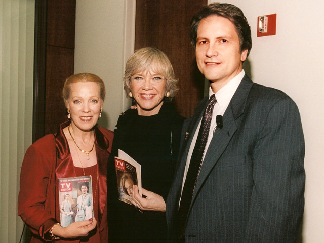 Jim with Zina Bethune and Anne Francis