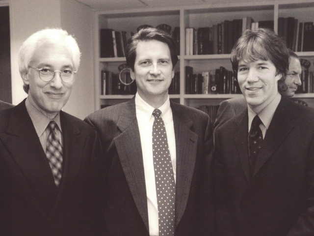 Jim with Longworth with Steven Bochco and David E. Kelley