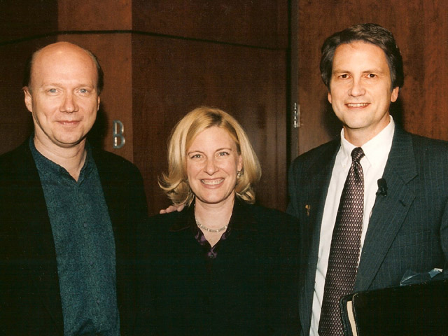 Jim with Barbara Hall and Paul Haggis