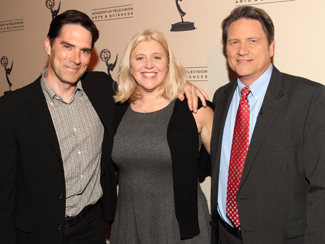 Jim with Thomas Gibson