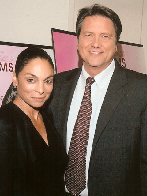Jim with Jasmine Guy