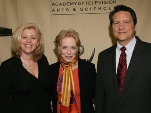 Jim and Pam with Holland Taylor