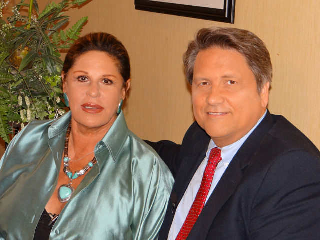 Jim with Lainie Kazan