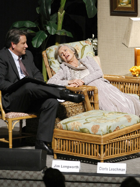 Jim with Cloris Leachman